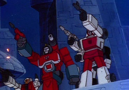 Slingshot, Perceptor and Showstopper (from "Five Faces of Darkness" part 5)
